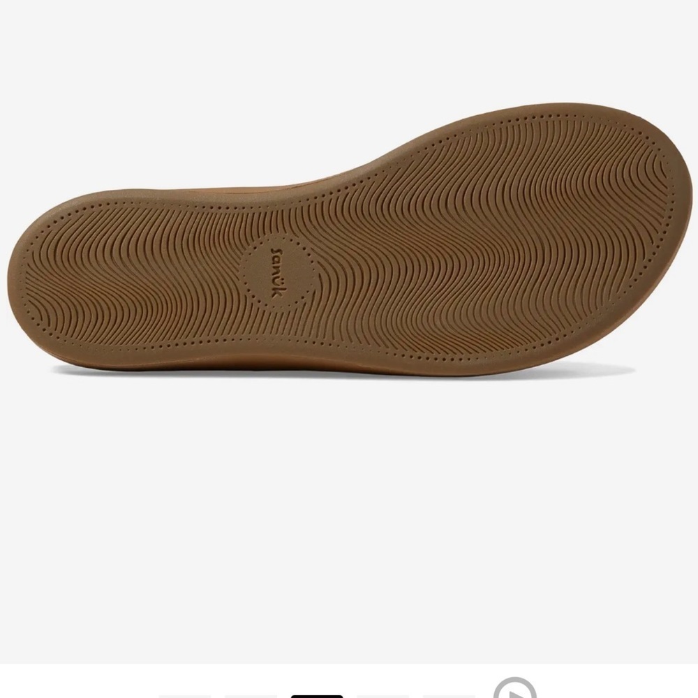 Sanuk [NWT Sz 9] Cosmic Joy Yoga Mat Flip Flops - Picture 4 of 9